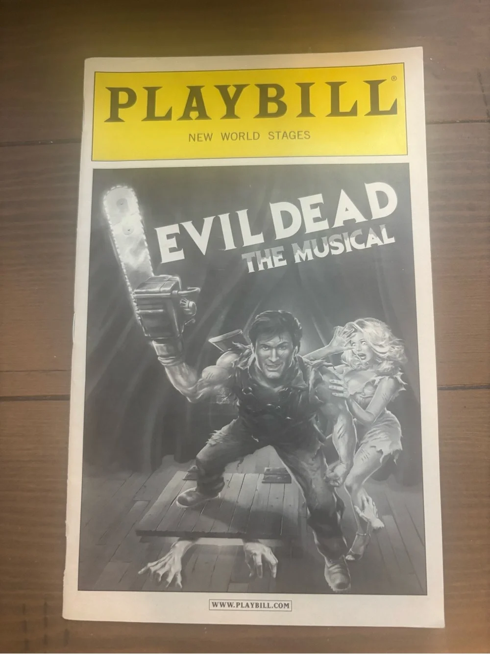 Evil Dead Musical Playbill, 2007